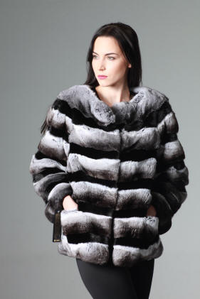 سترة معطف شينشيلا