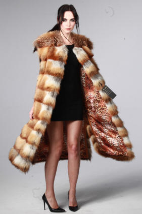 سترة الفراء شينشيلا