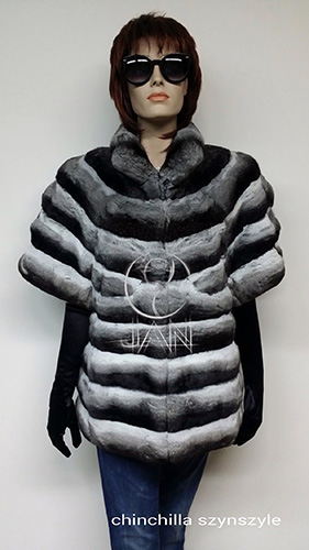 سترة الفراء شينشيلا