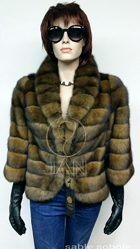 سترة فرو السمور