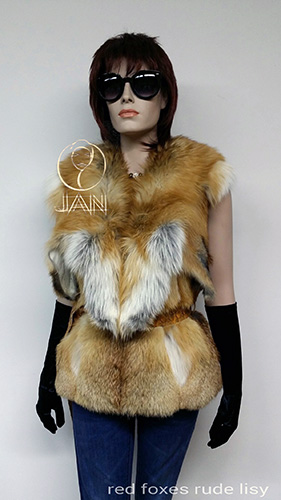 سترة فرو الثعلب