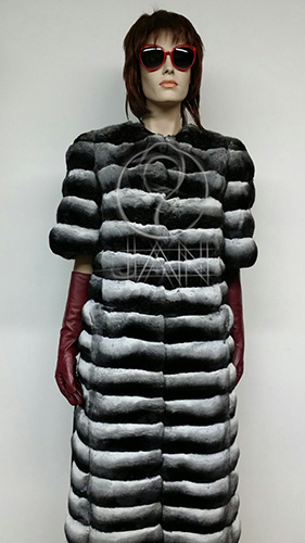 سترة الفراء شينشيلا